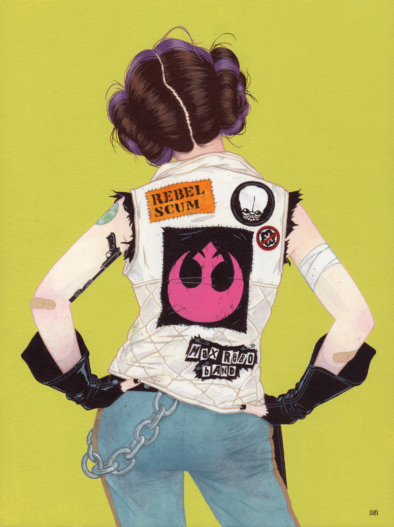Illustration for article titled These Paintings and Sculptures in the Official Star Wars Art Show Are Insanely Gorgeous